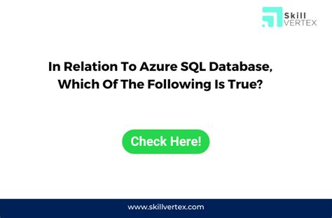 In Microsoft Azure SQL Database, when you sign up for the service, the provisioning process creates an Azure SQL Database server, a database named master, and a login that is the server-level principal of your Azure SQL Database server. . In relation to contained azure sql database users which of the following is true